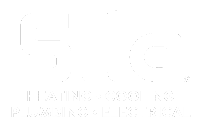 White "Sila" logo with the words "HEATING · COOLING · PLUMBING · ELECTRICAL" in uppercase below, all on a black background.